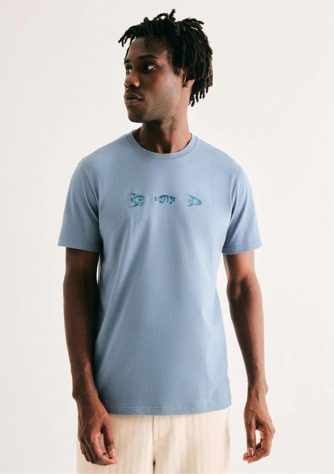 Camiseta Masculina Manga Curta Com Estampa