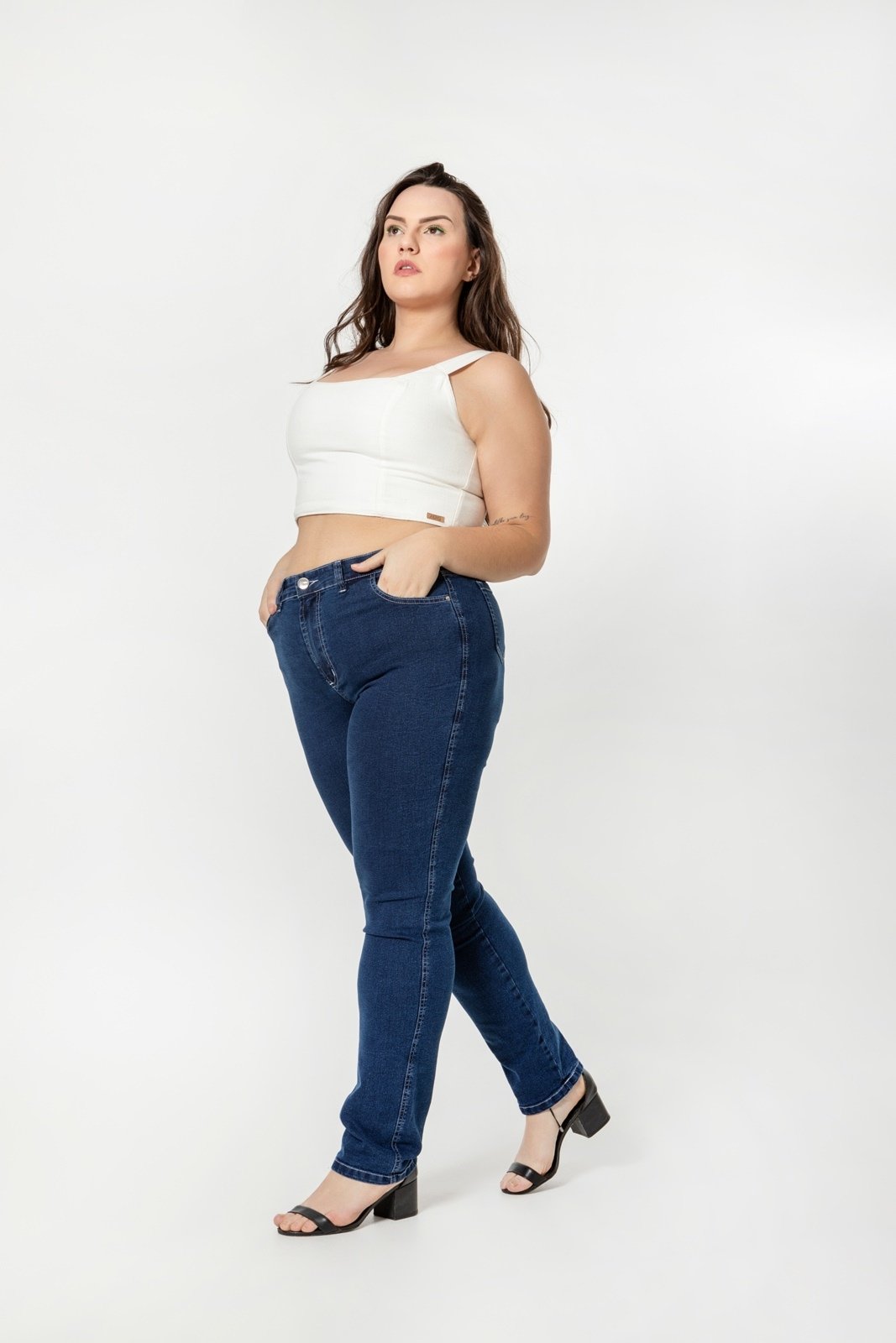 Calça Aero Jeans Reta Escura