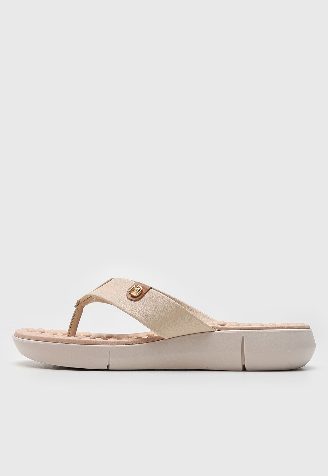 Sandália Modare Logo Off-White