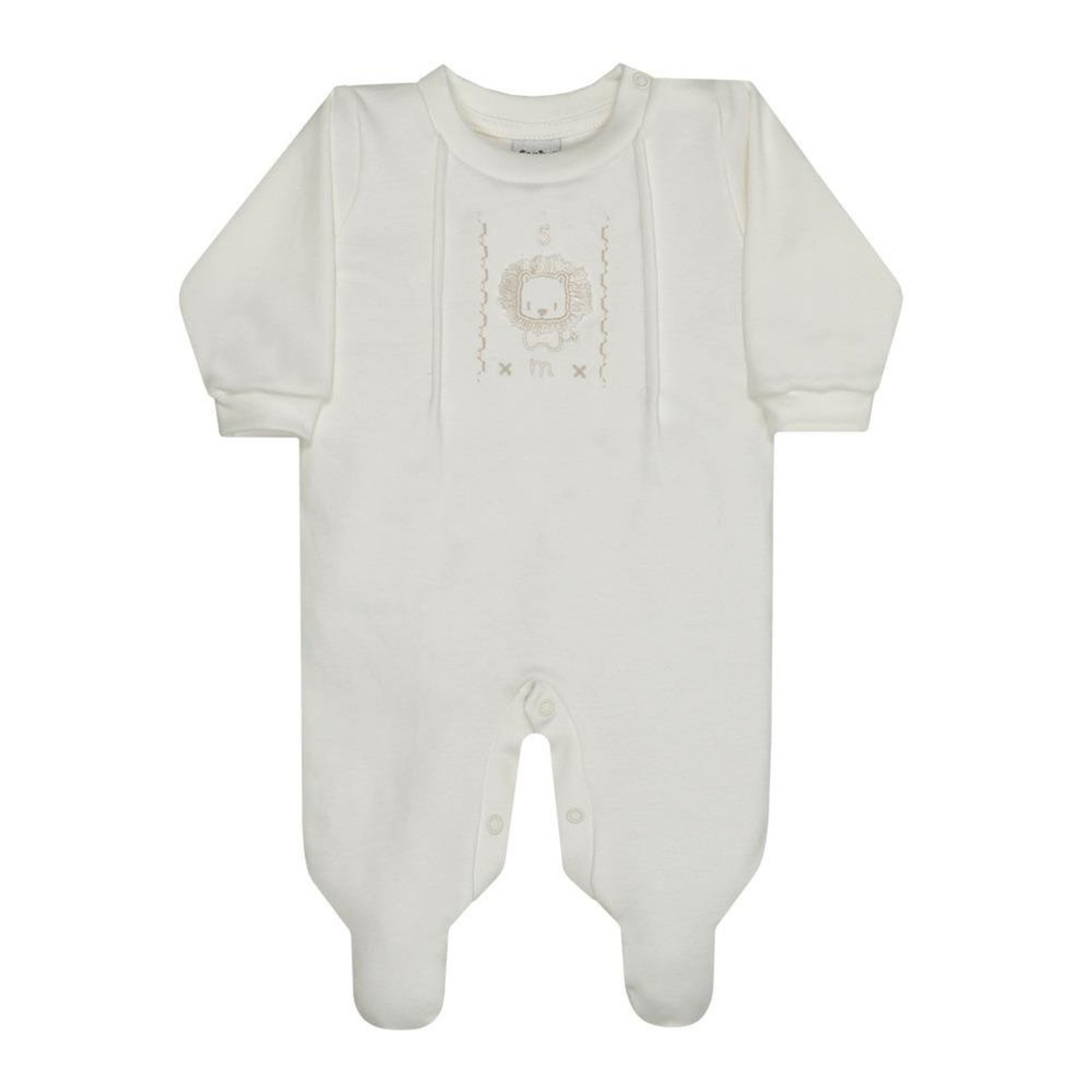 Infantil - Macacão Off White Leão Sonho Mágico P Off-white
