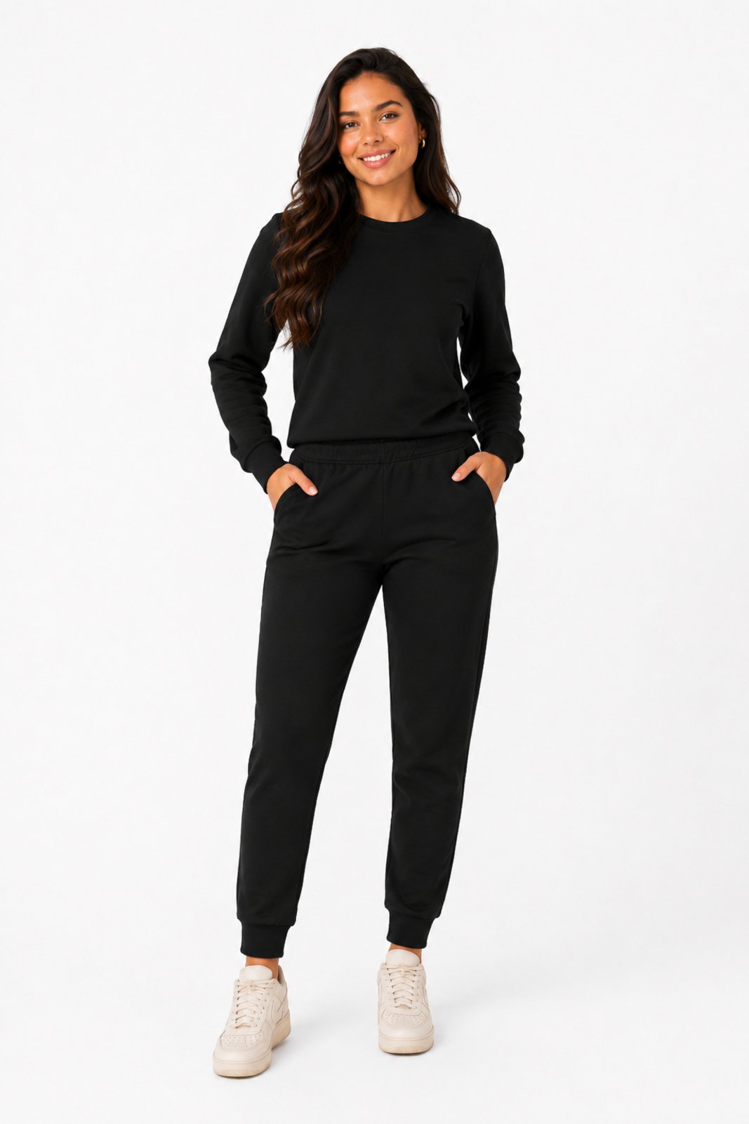 Conjunto Feminino D Bell Outlet Fashion Casual Preto