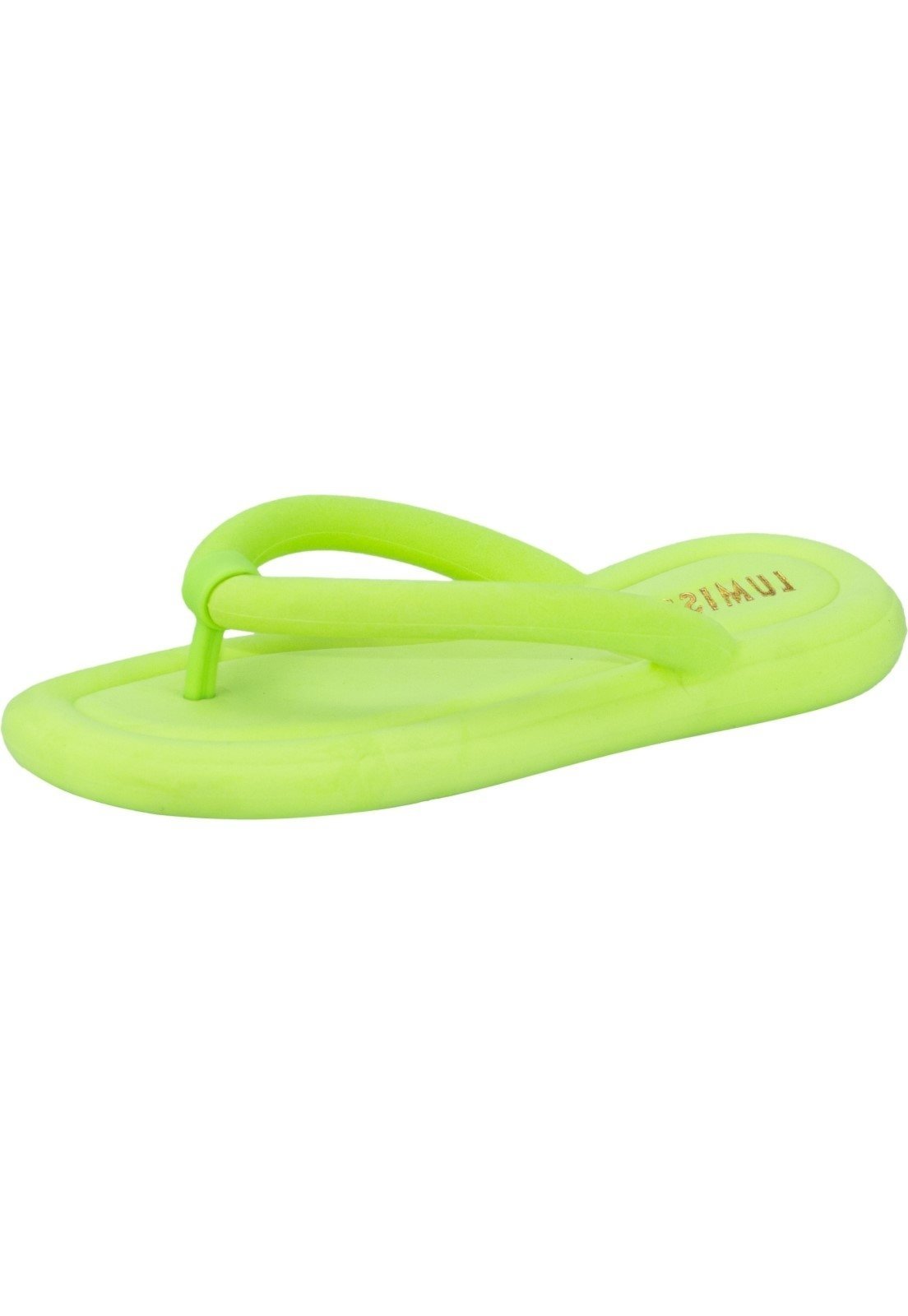 Vista 2 Chinelo Nuvem Lumiss Confortável Slide Macio Leve Lemon verde LUMISS verde