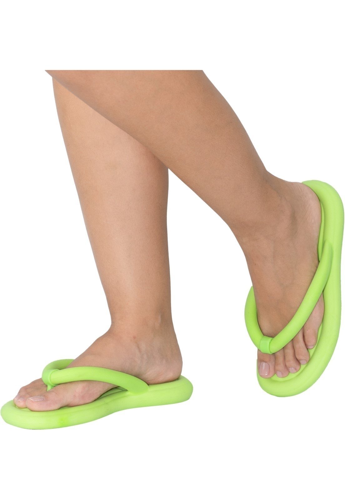 Vista 3 Chinelo Nuvem Lumiss Confortável Slide Macio Leve Lemon verde LUMISS verde