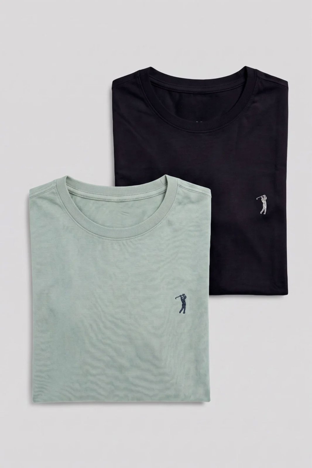Kit Camiseta Masculina Aleatory Logo Verde