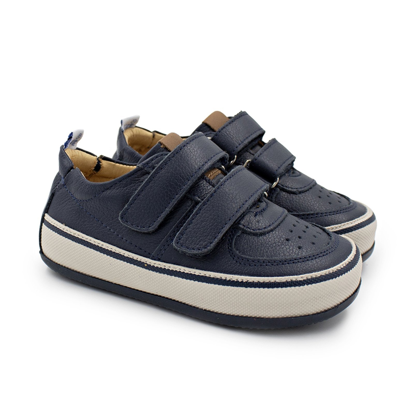 Vista 2 Infantil - Tênis Menino Blue Alvaro Couro Azul Marinho Blue Infantis Blue Infantis azul marinho blue