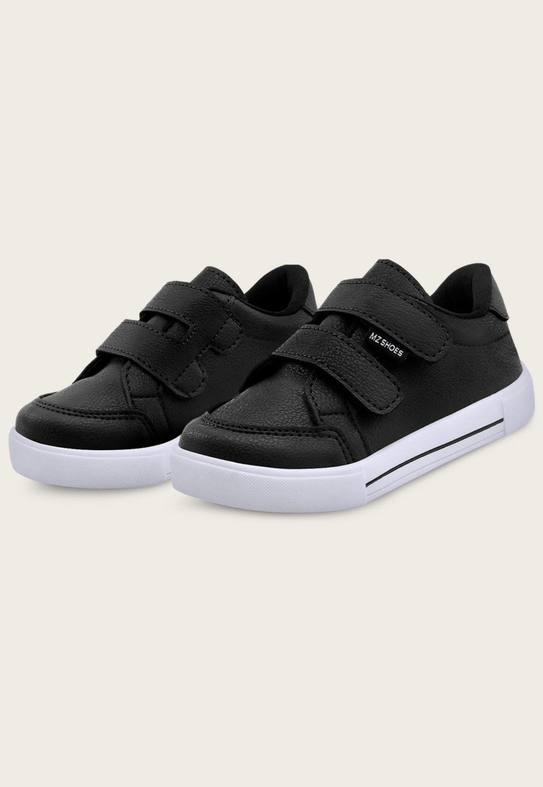 Infantil – Tênis Menino Escolar Casual Masculino Leve Mzkid Preto