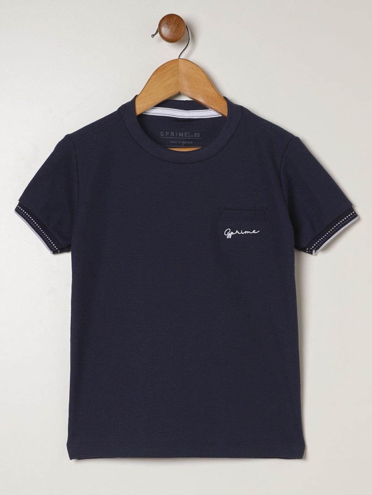 Infantil - Camiseta Manga Curta Para Menino - MARINHO