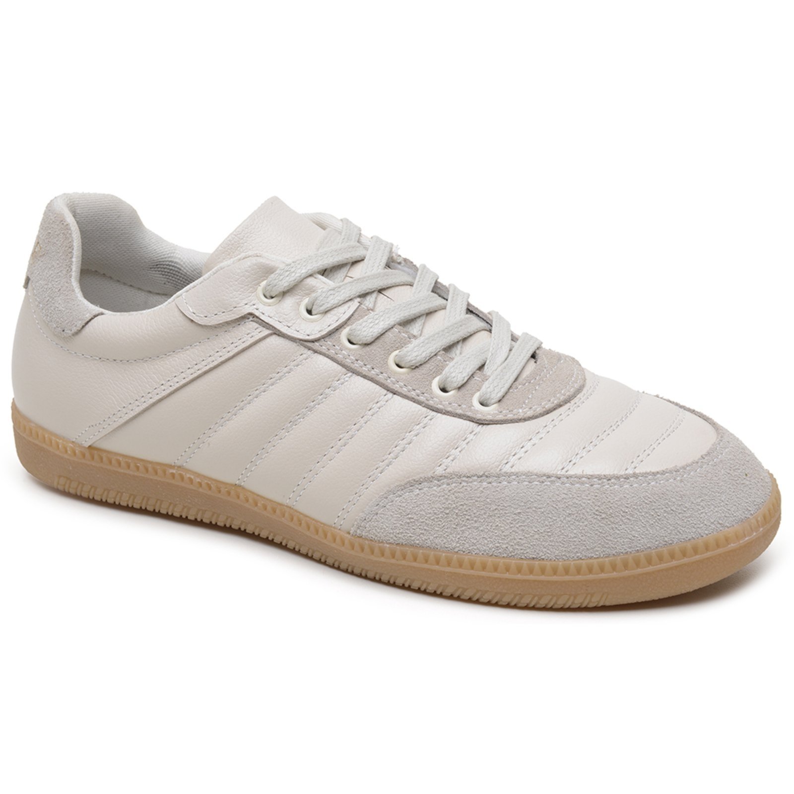Tênis Feminino Couro Legítimo Amanda Estilo Casual Ultra Resistente Confortável Macio Gelo