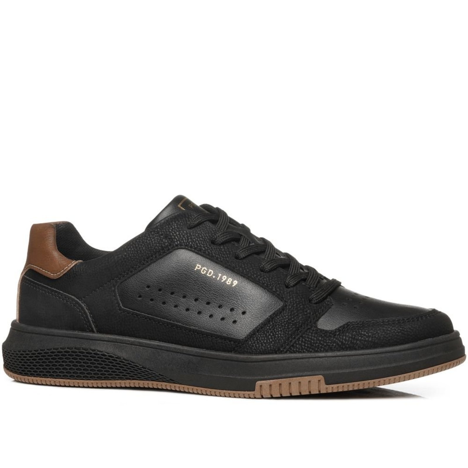 Tênis Casual Pegada Masculino em Microfibra Preto 172403-04 Tênis Casual Pegada Masculino em Microfibra Preto 172403-04 41