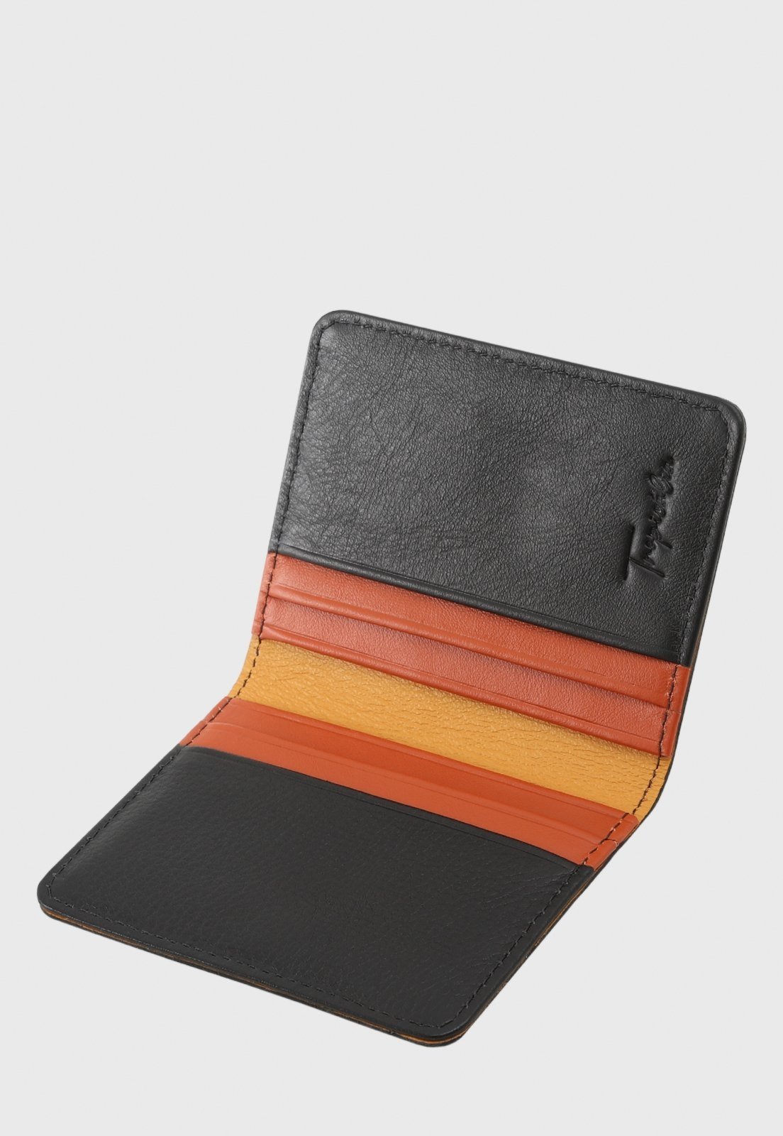 Vista 3 Carteira Couro Mariart Fauna Tucano bege/branco/marrom/preto Mariart bege/branco/marrom/preto