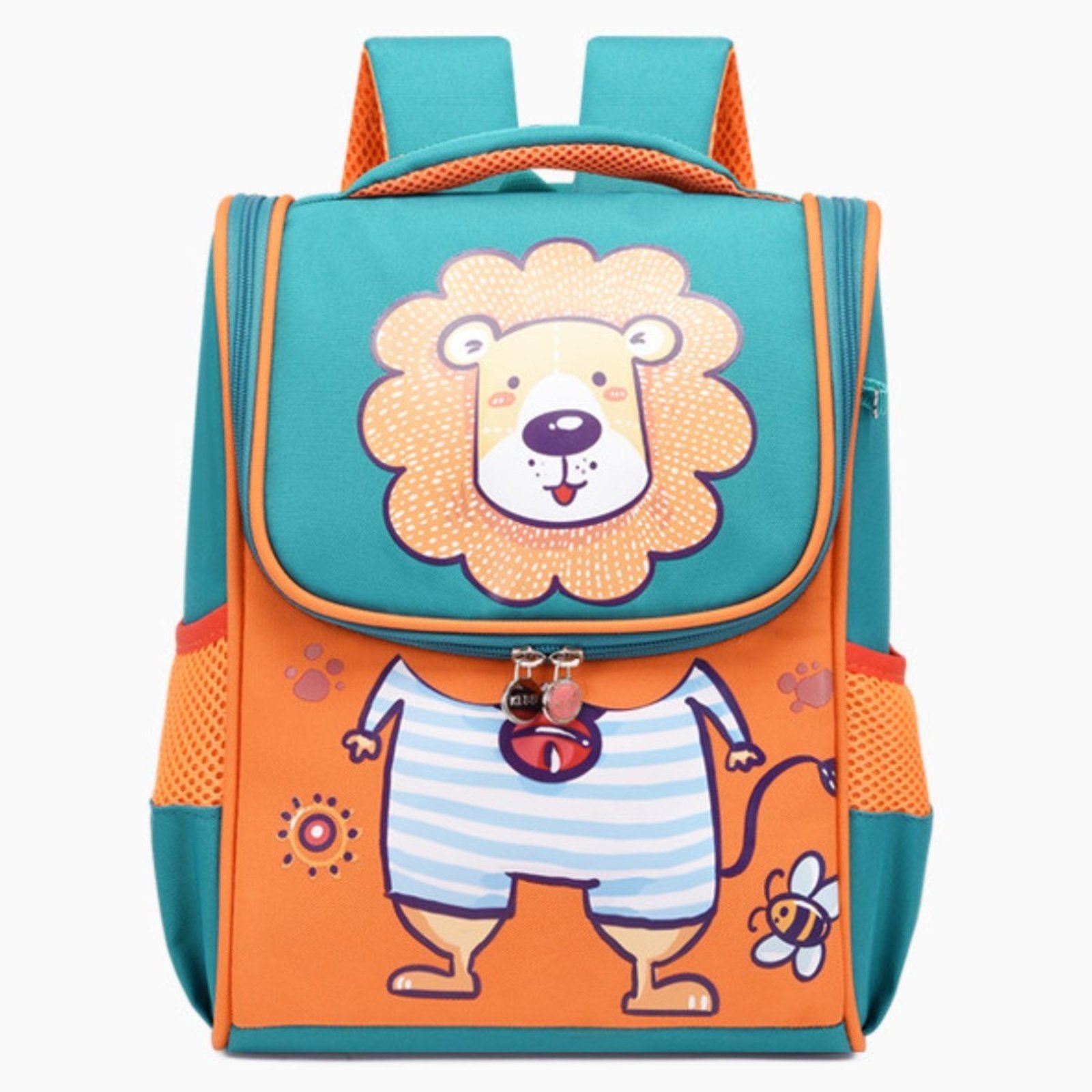 Infantil - Mochila Escolar Menino Menina Dinossauro Gatinho de Costas Star Shop Azul