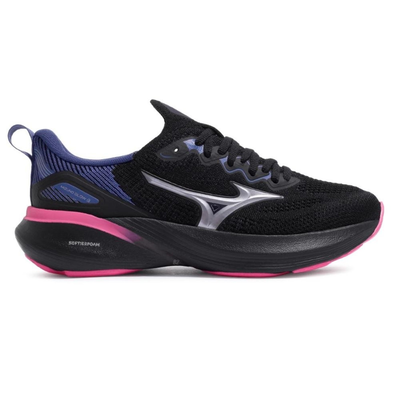Tenis Mizuno Glow 3 Feminino Preto