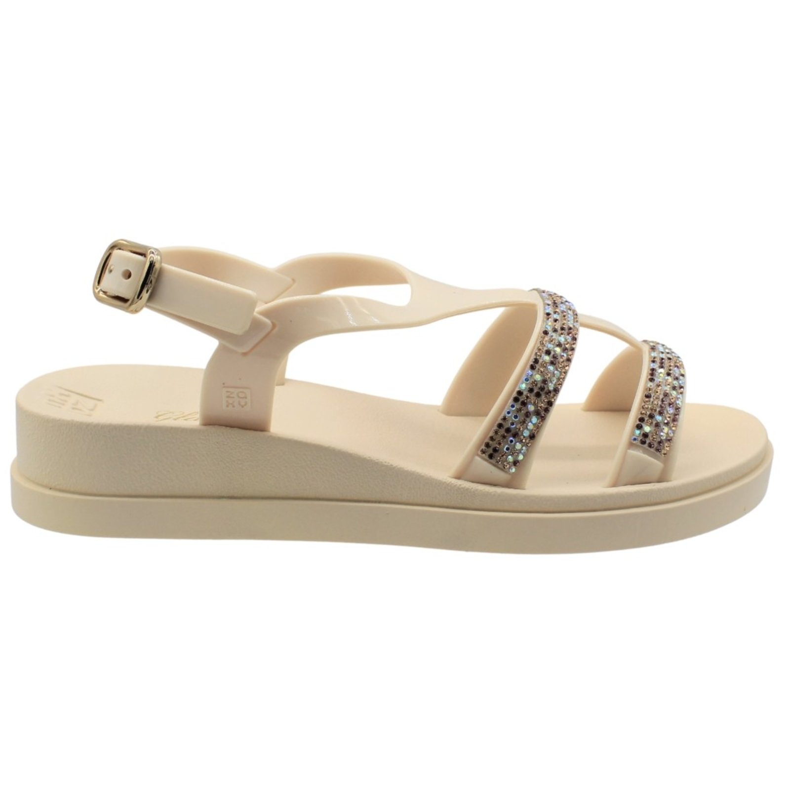 Sandália Plataforma Anabelinha Zaxy Glam New Brilho Feminino
