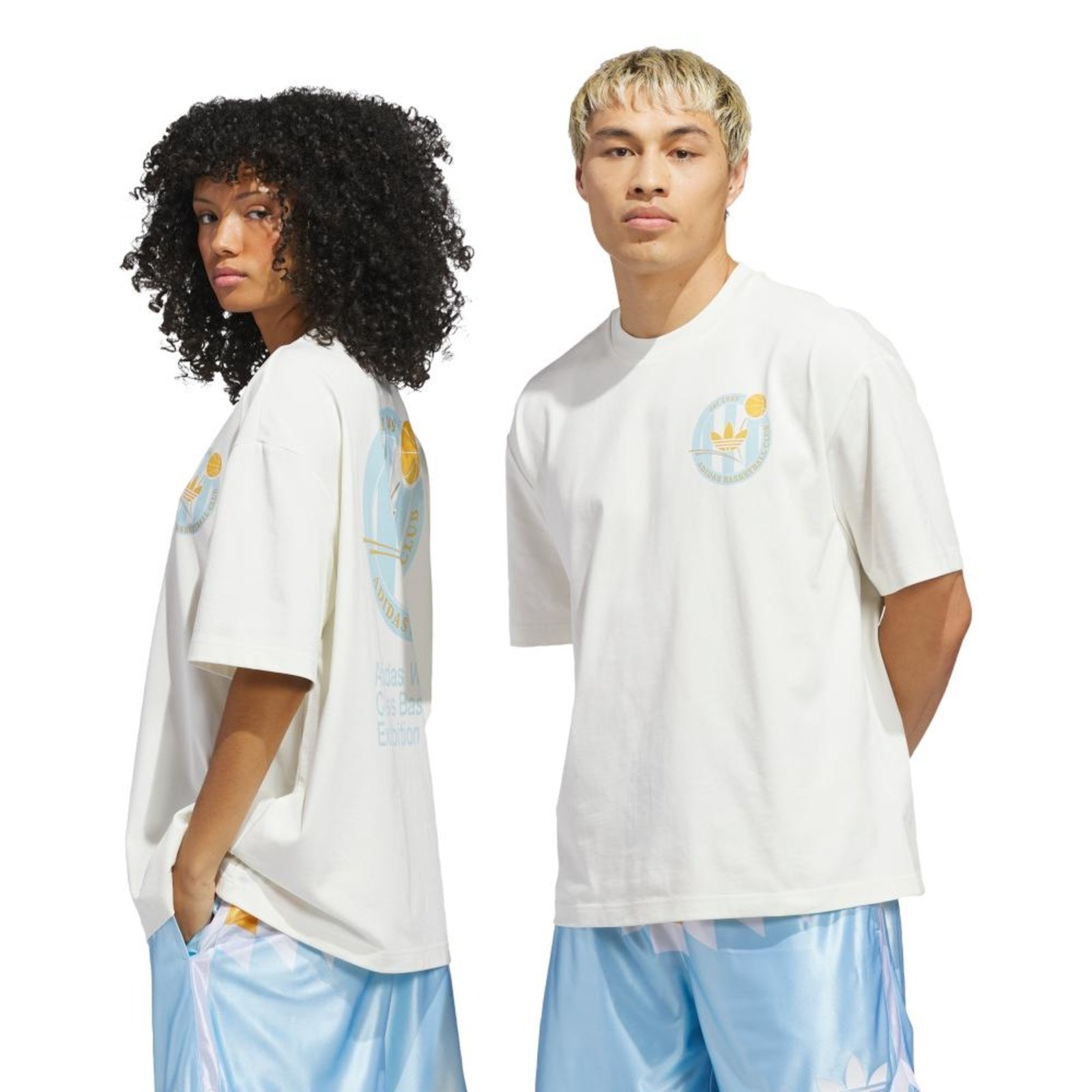 Camiseta Originals Basketball Crest adidas Originals Branco