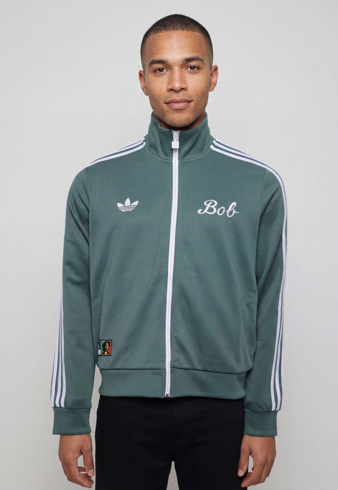 Jaqueta Masculina adidas Originals Jamaica Originals Verde