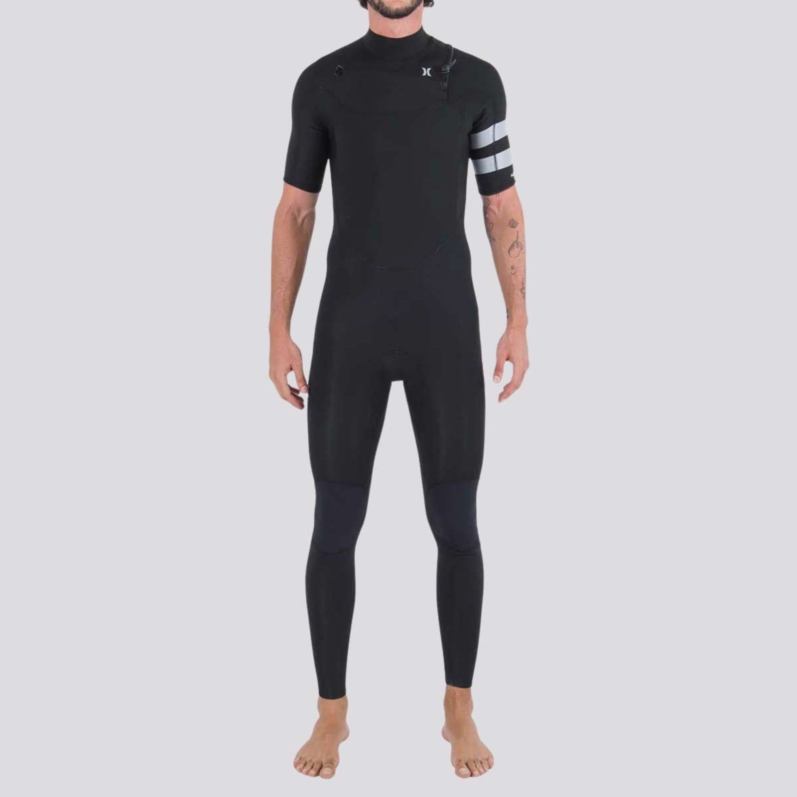 Long John Hurley Advantage 2/2MM Full Suit Manga Curta Preto