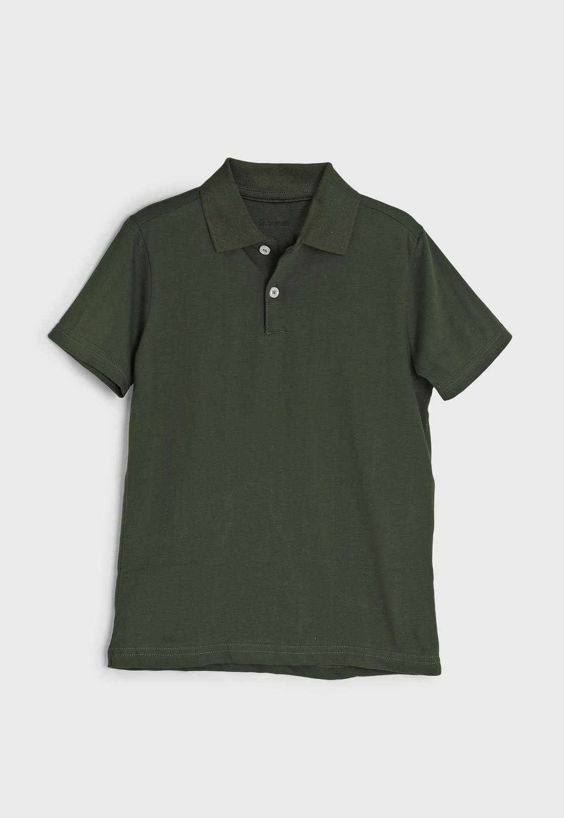 Vista 2 Infantil - Polo Brandili Manga Curta verde Brandili verde