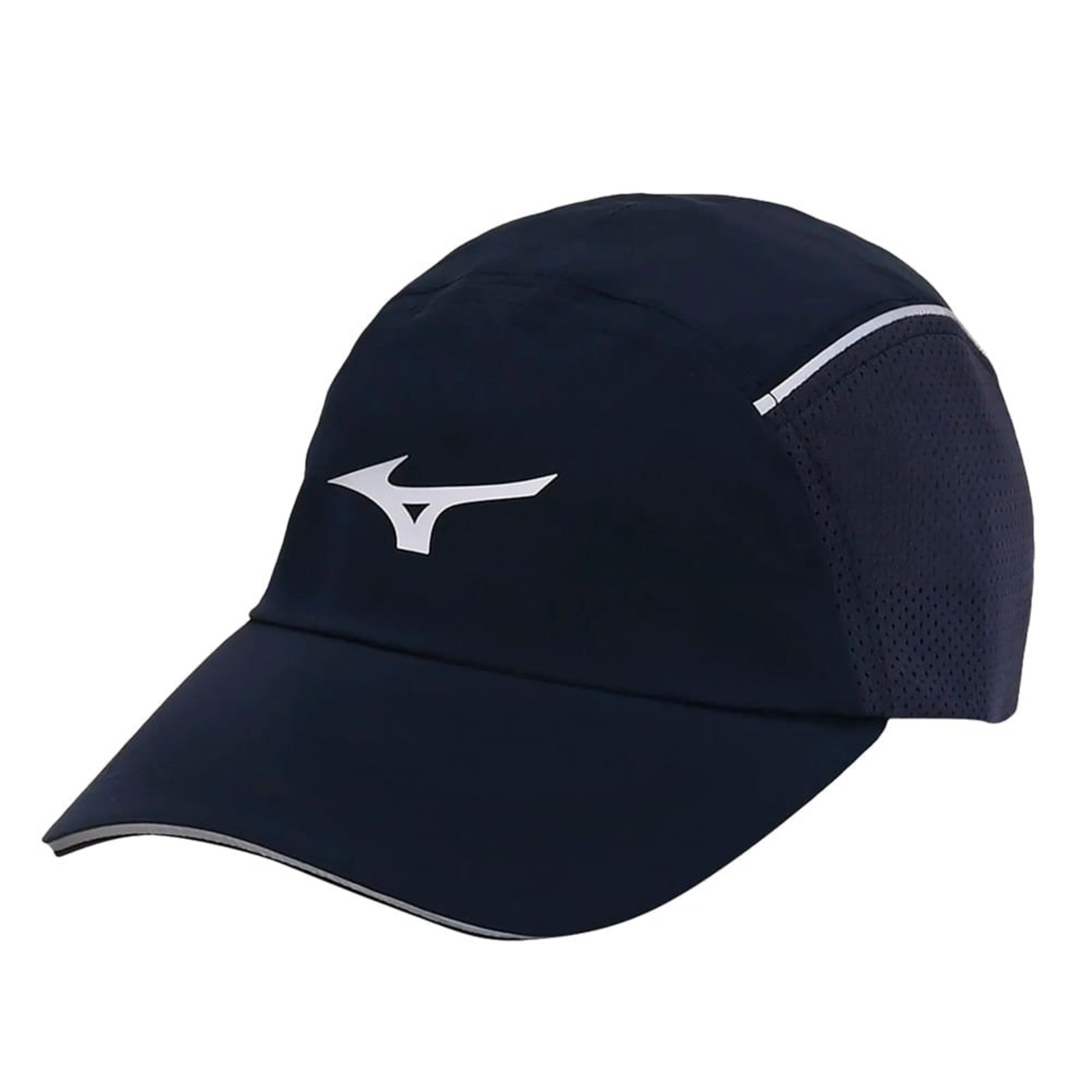 Vista 2 Boné Unissex Mizuno Aero Tecido Leve Refletivo Escuro Mizuno azul