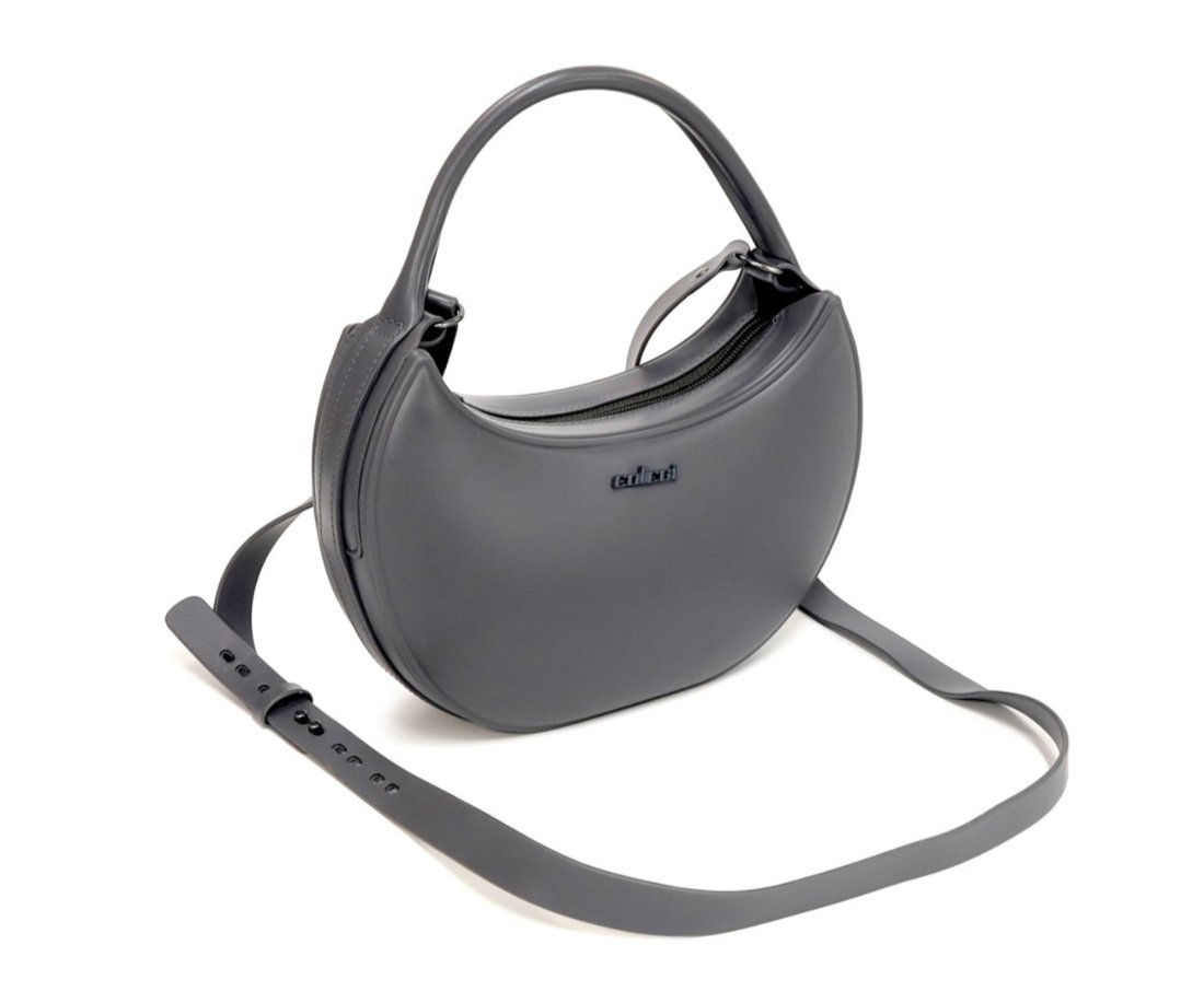 Bolsa Meia Lua Pequena Honolulu Colcci Techfit Cinza Moonquake
