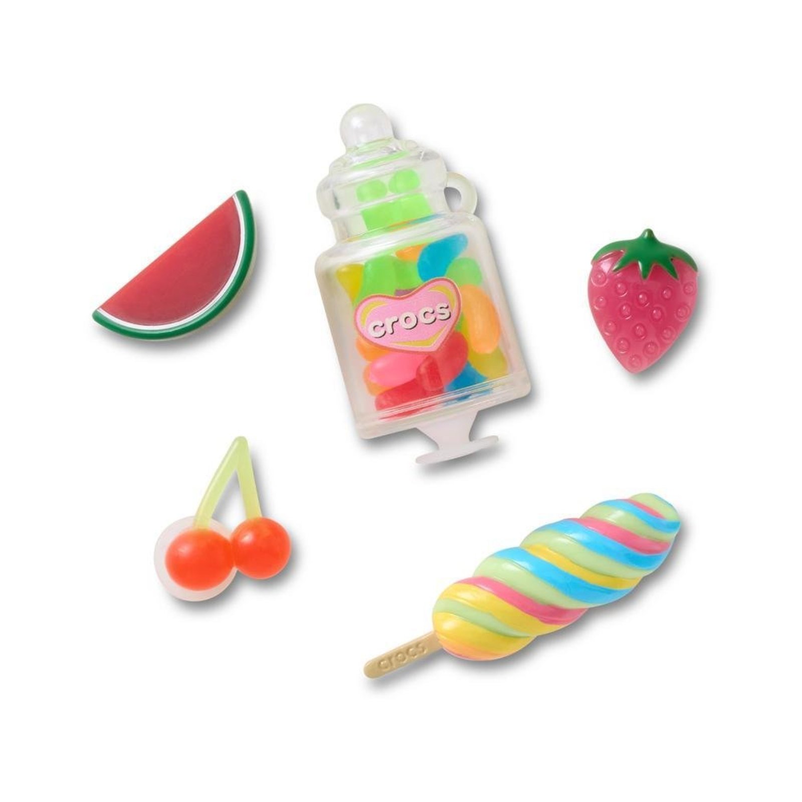 Infantil - Jibbitz™ Doce Encanto Pack com 5 Peças Único Branco