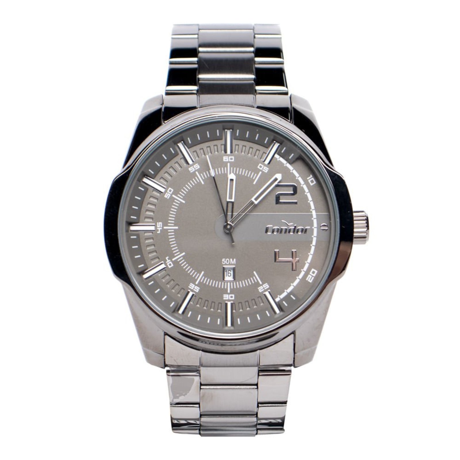Relógio Masculino Condor Co2115ncf Speed Robusto Prata