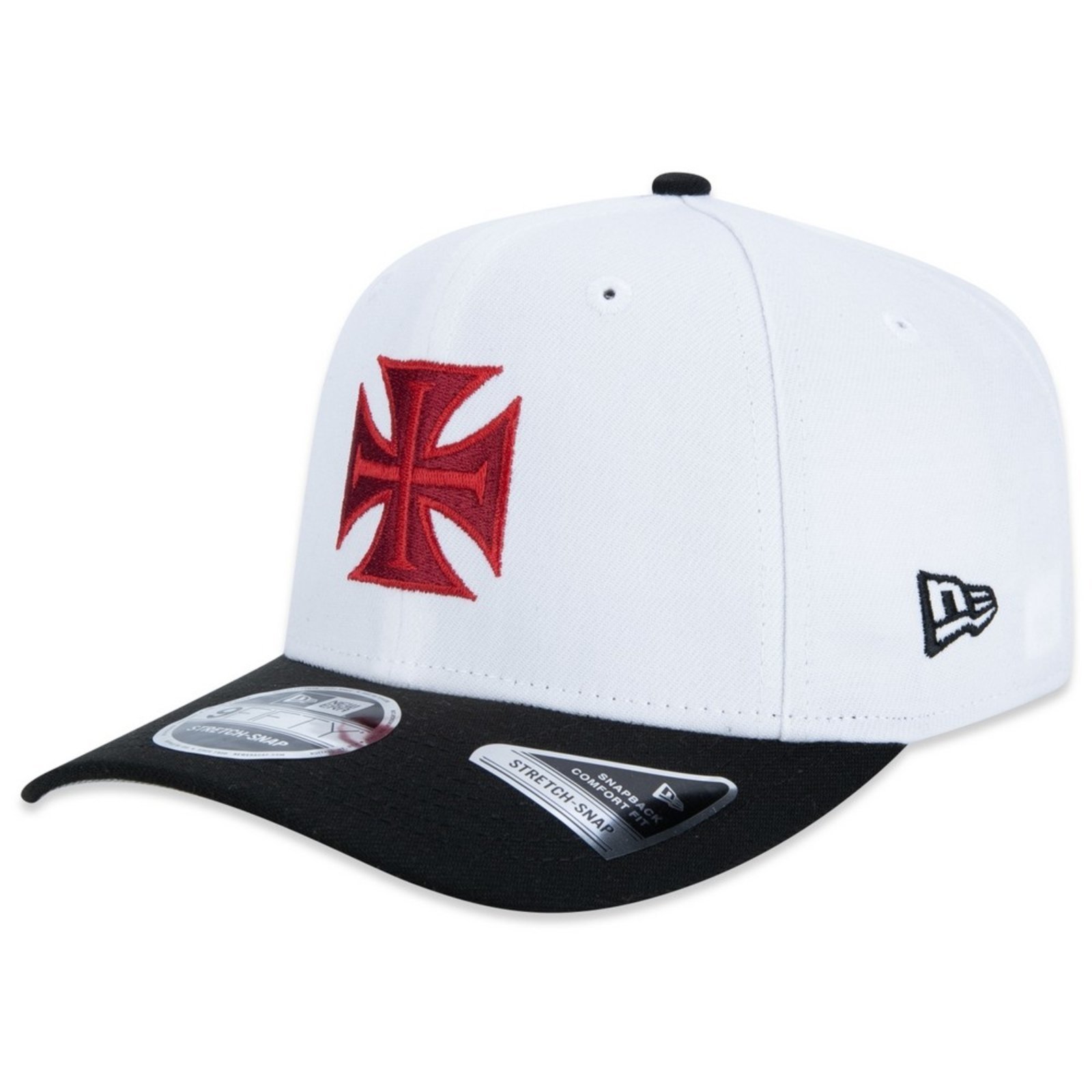 Boné New Era 9fifty Stretch Sn Vasco Branco
