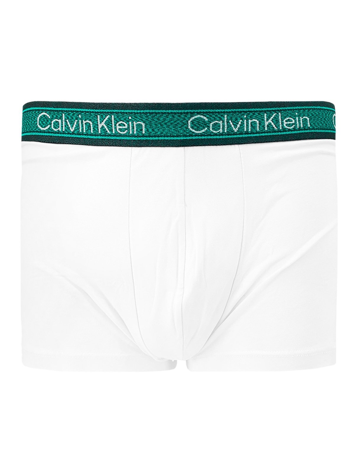 Cueca Calvin Klein Trunk Modal Green Stripe Branca C10.12 BR00 1UN