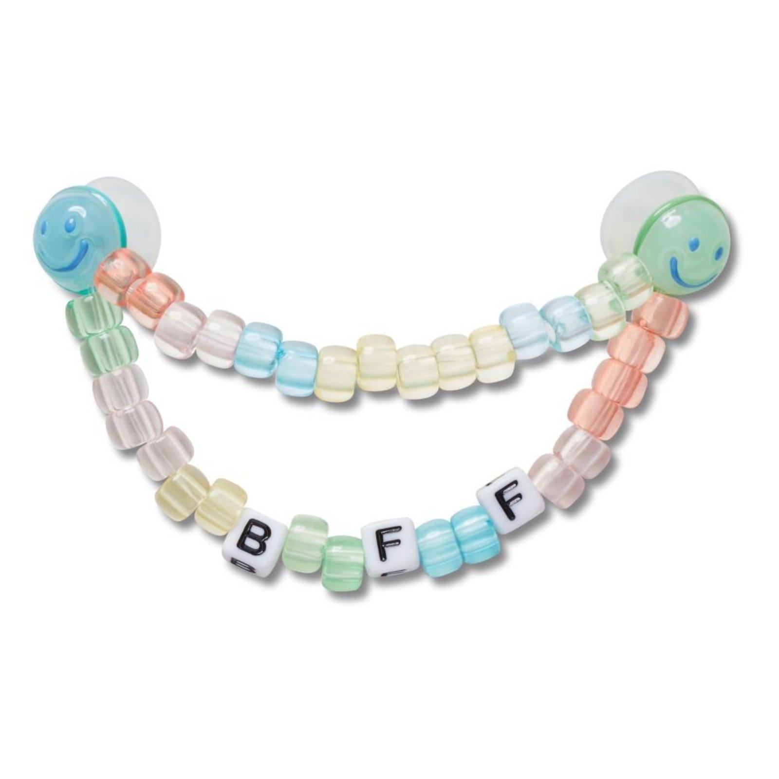 Vista 2 Infantil - Jibbitz™ Corrente Doce BFF Crocs branco