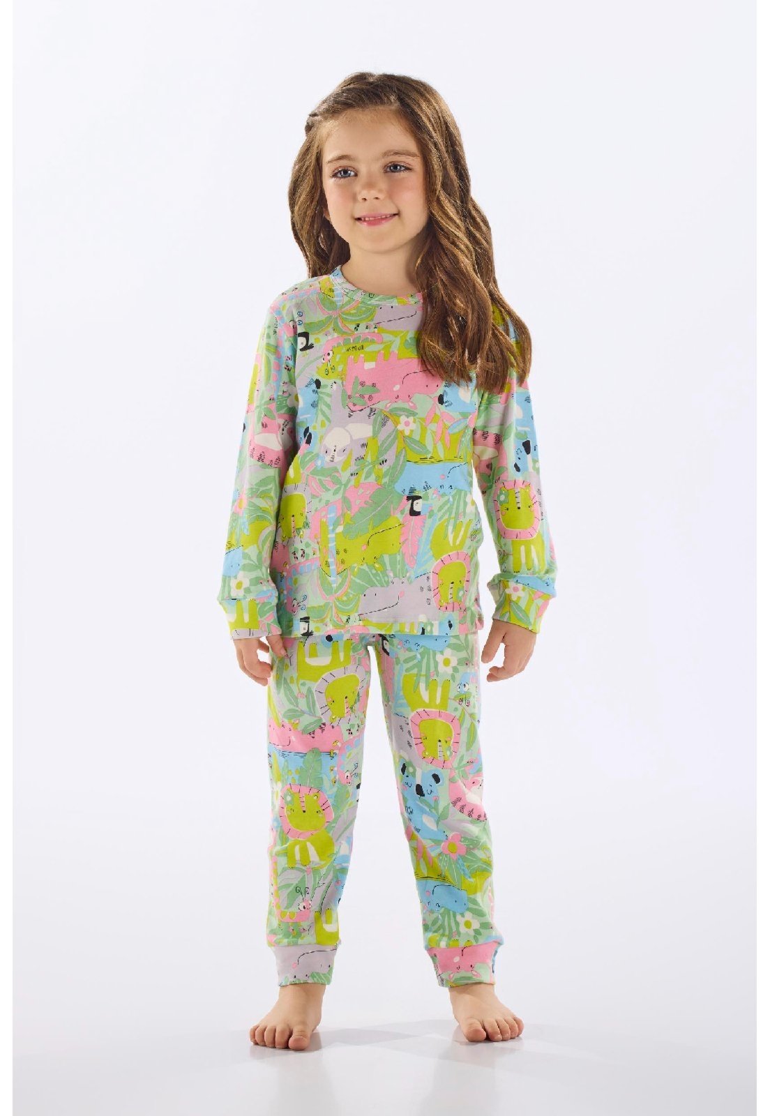 Pijama Unissex em Suedine Up Baby Verde
