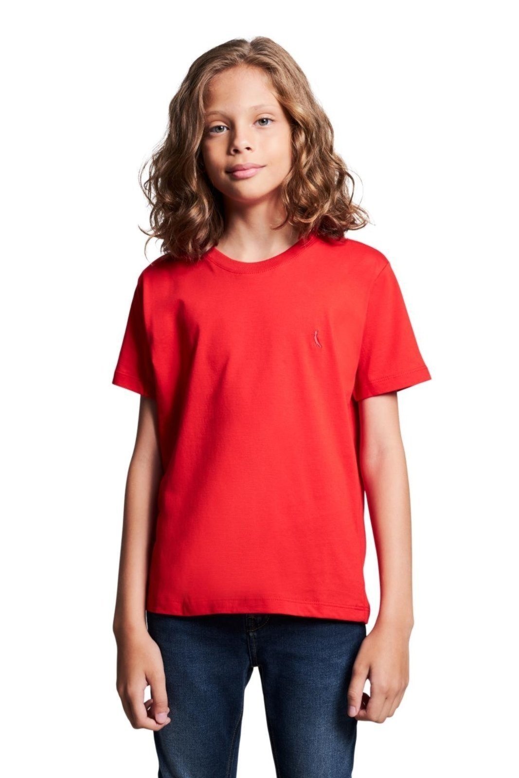 Infantil - Camiseta Pf Pima Cores Reserva Mini Vermelho