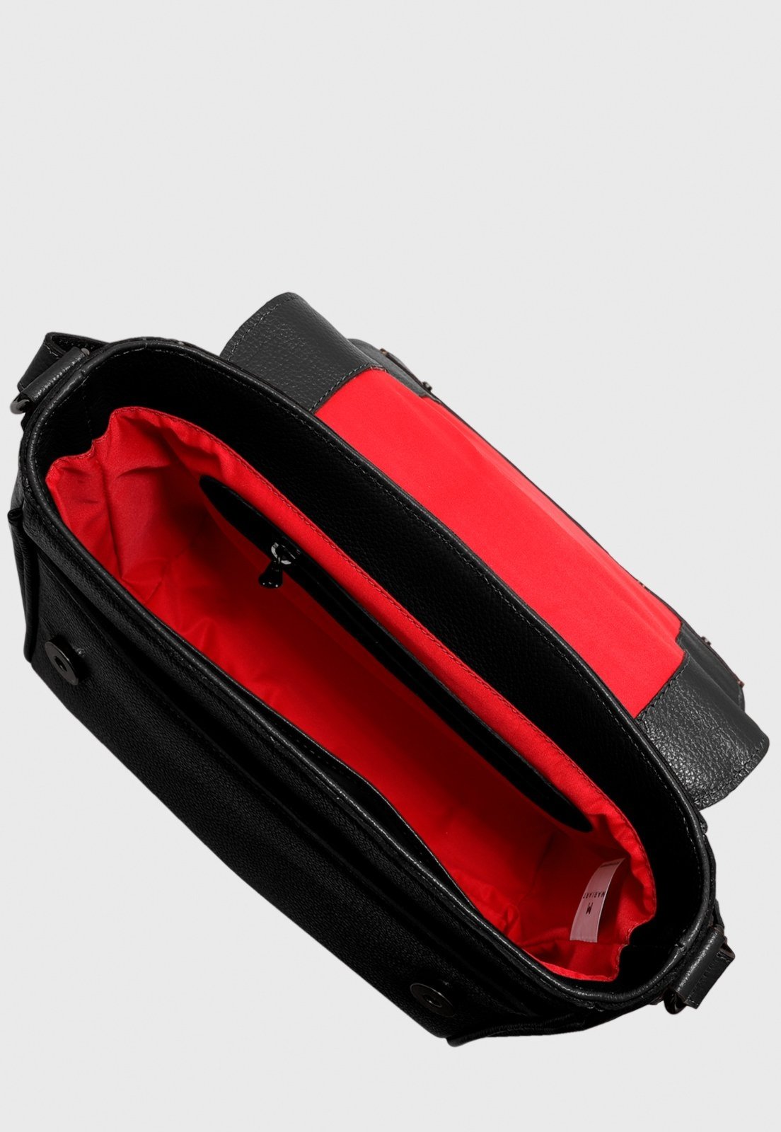 Vista 3 Bolsa Transversal Couro Mariart Sauípe Preta preto Mariart preto