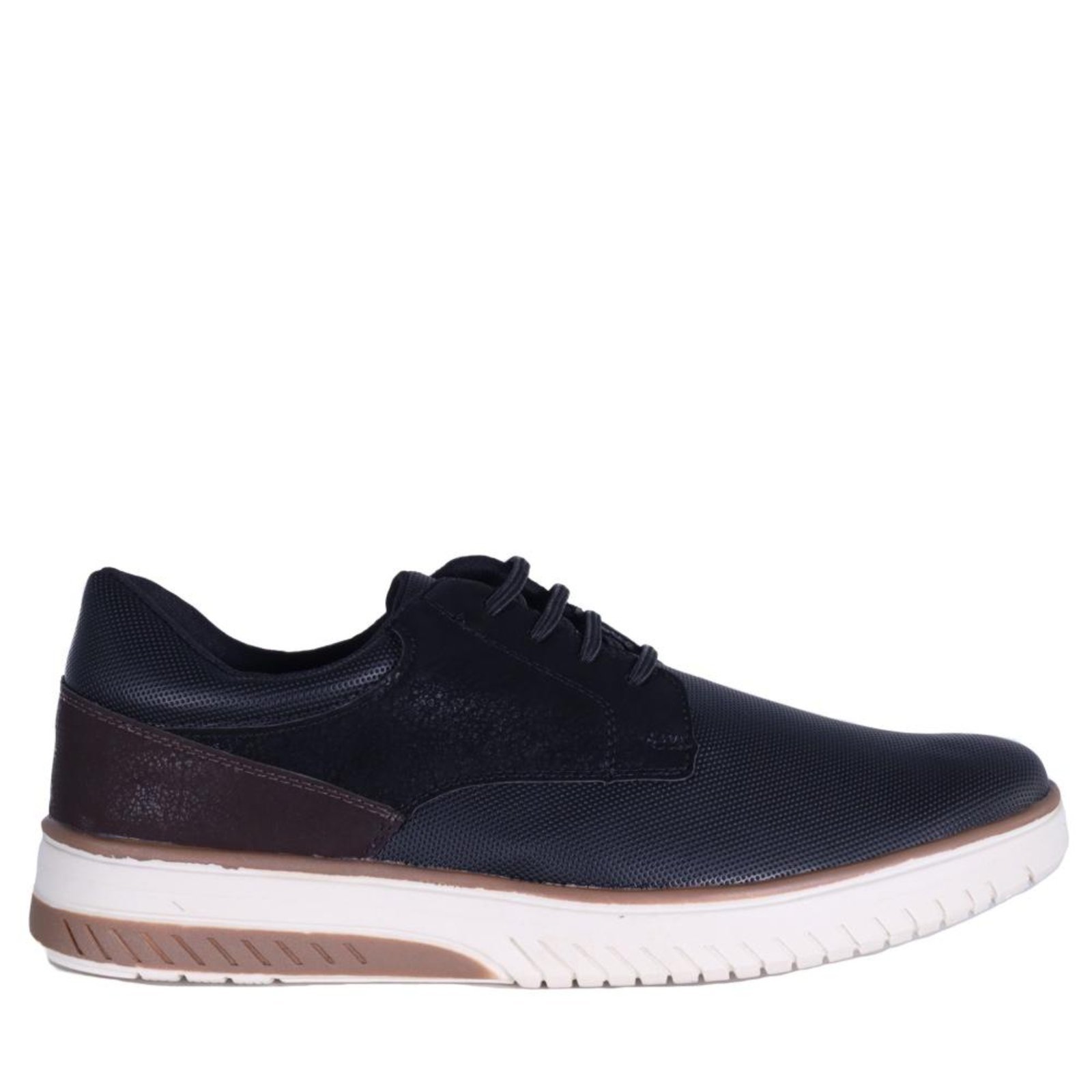 Sapatênis Masculino Zariff Texturizado Challenger 11.006 Preto Incolor
