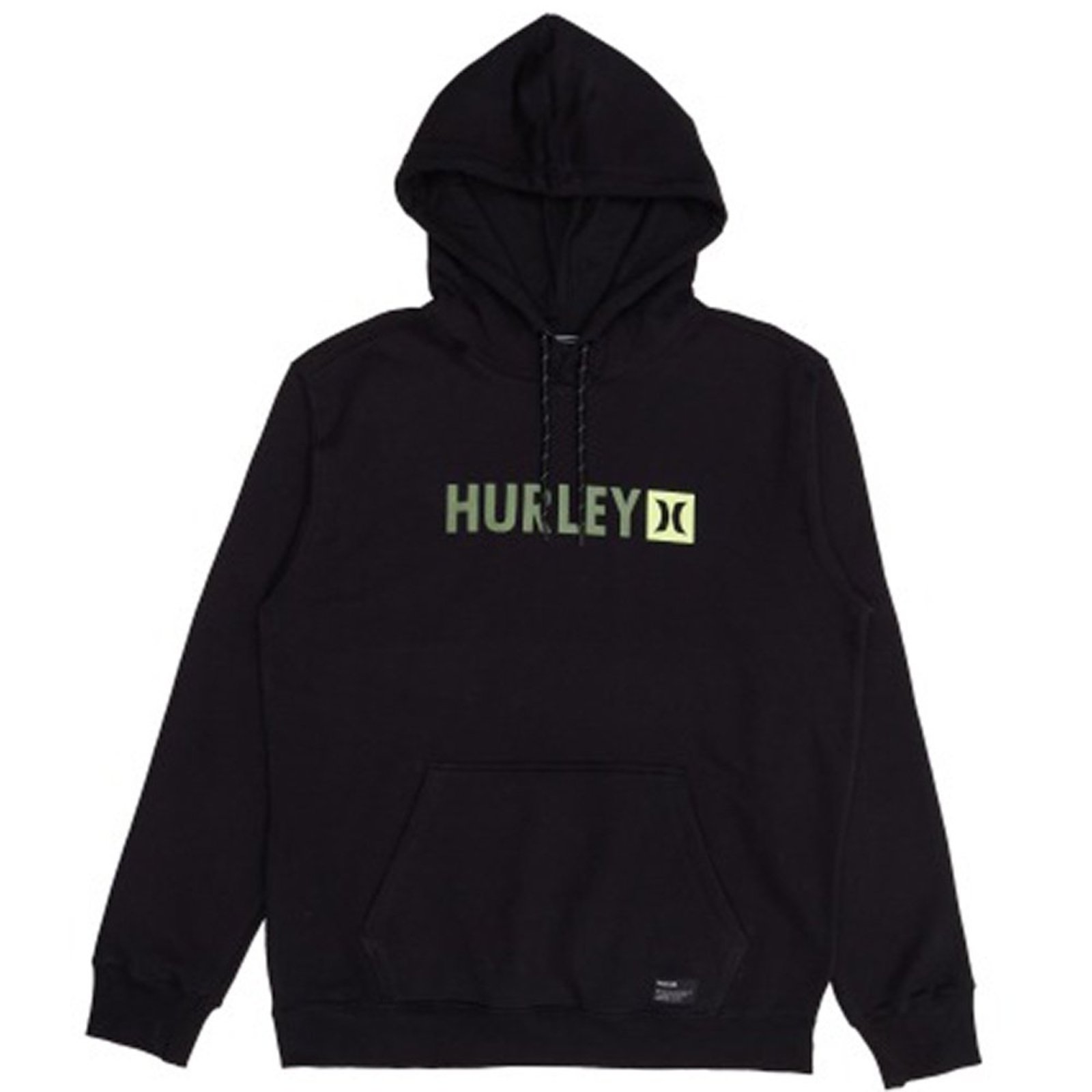 Moletom Hurley Canguru Square 2 Over - PRETO