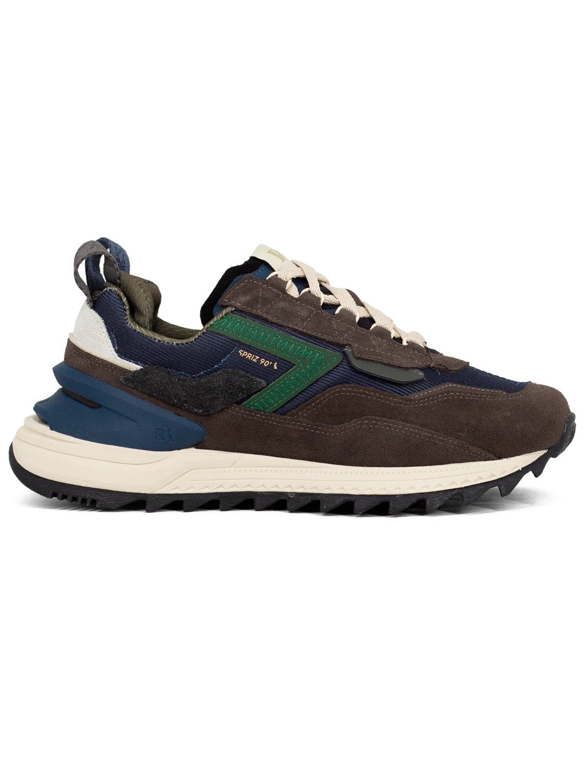 Tênis Masculino Reserva RSV Spriz Icon 90 Sneaker Confortável Cadarço Marrom Cof Be