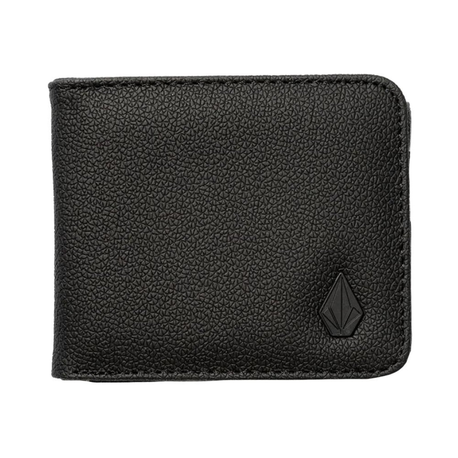 Vista 2 Carteira Volcom Metal Black Stone SM26 Preto preto black Volcom preto black