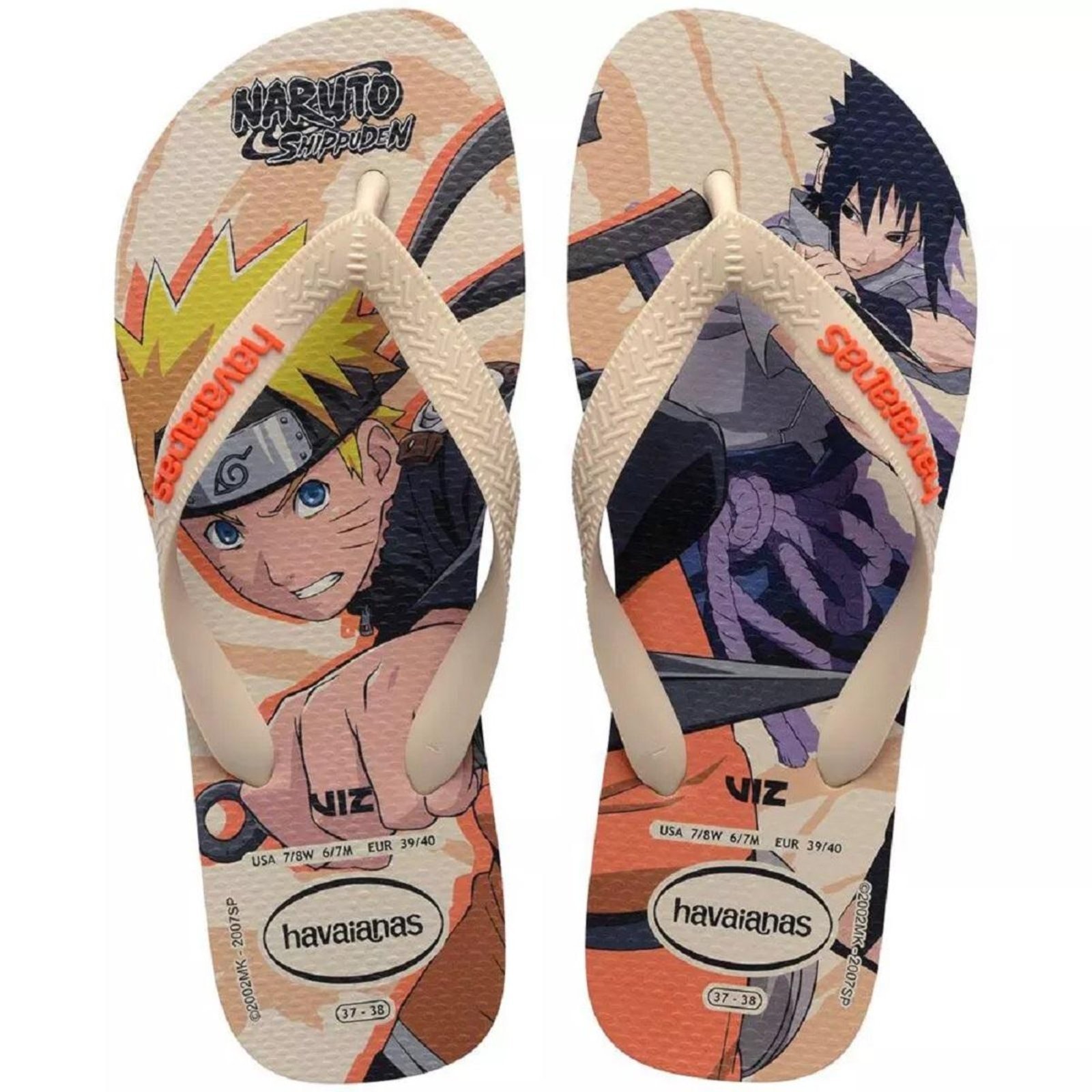 Chinelo Masculino Havaianas Top Naruto Areia