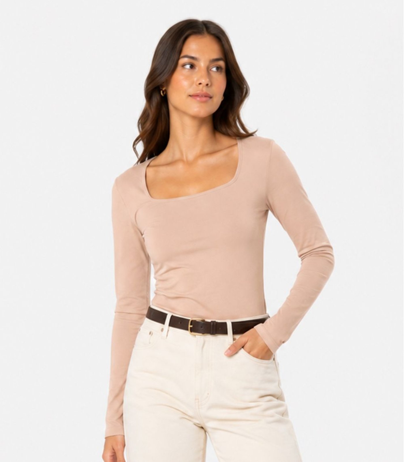 Blusa Manga Longa Feminina Infinita Cor Rosa