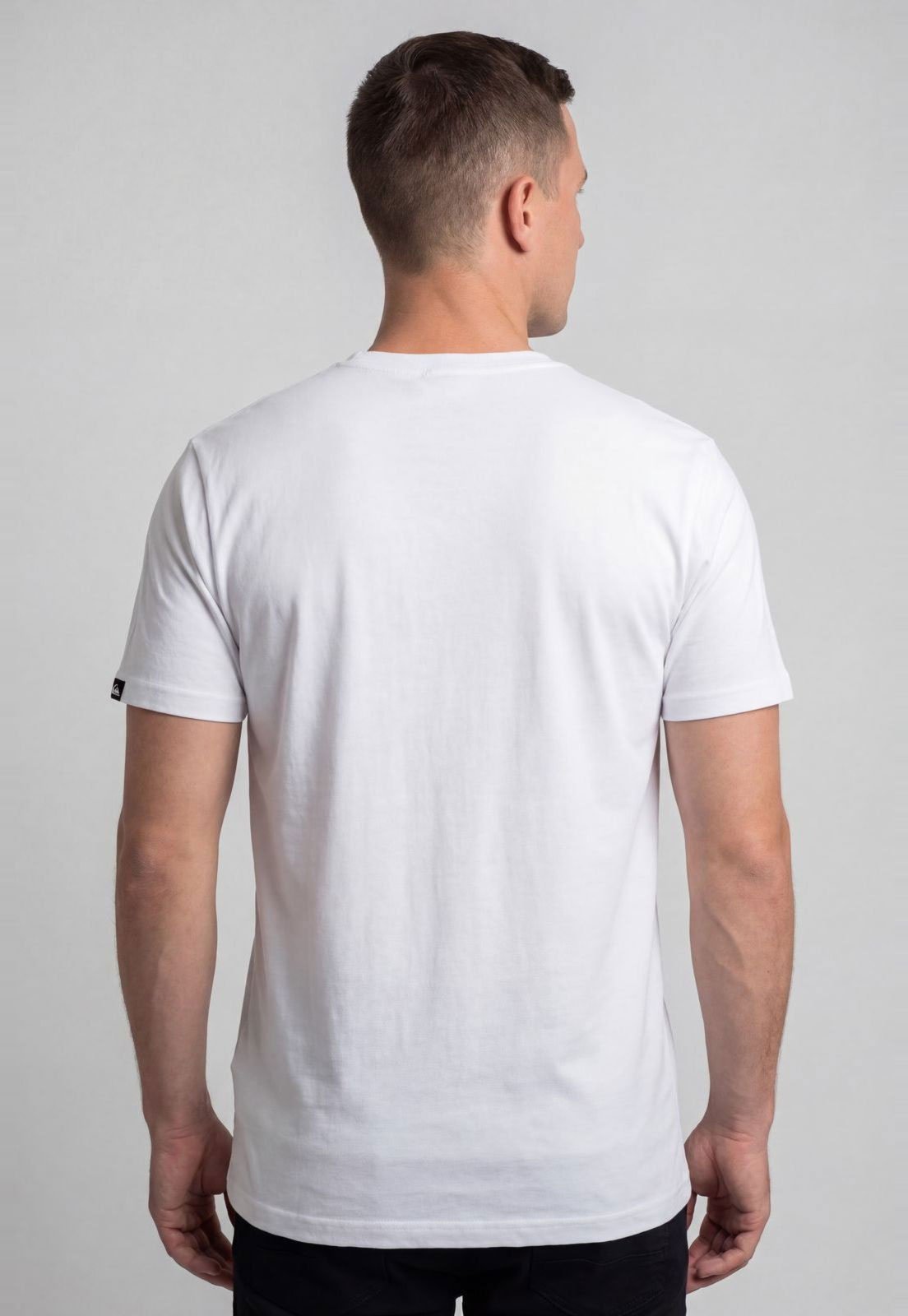 Camiseta Masculina Quiksilver Omni Check Branca