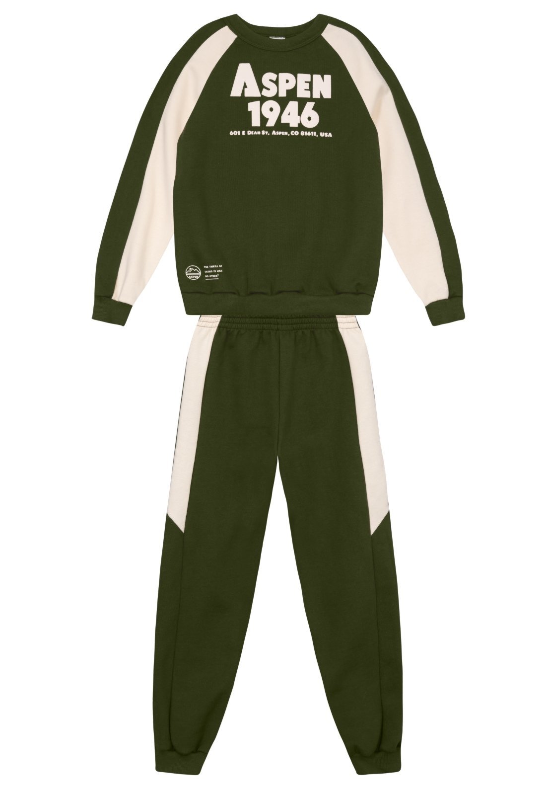 Infantil - Conjunto menino moletom peluciado de skate Brandili