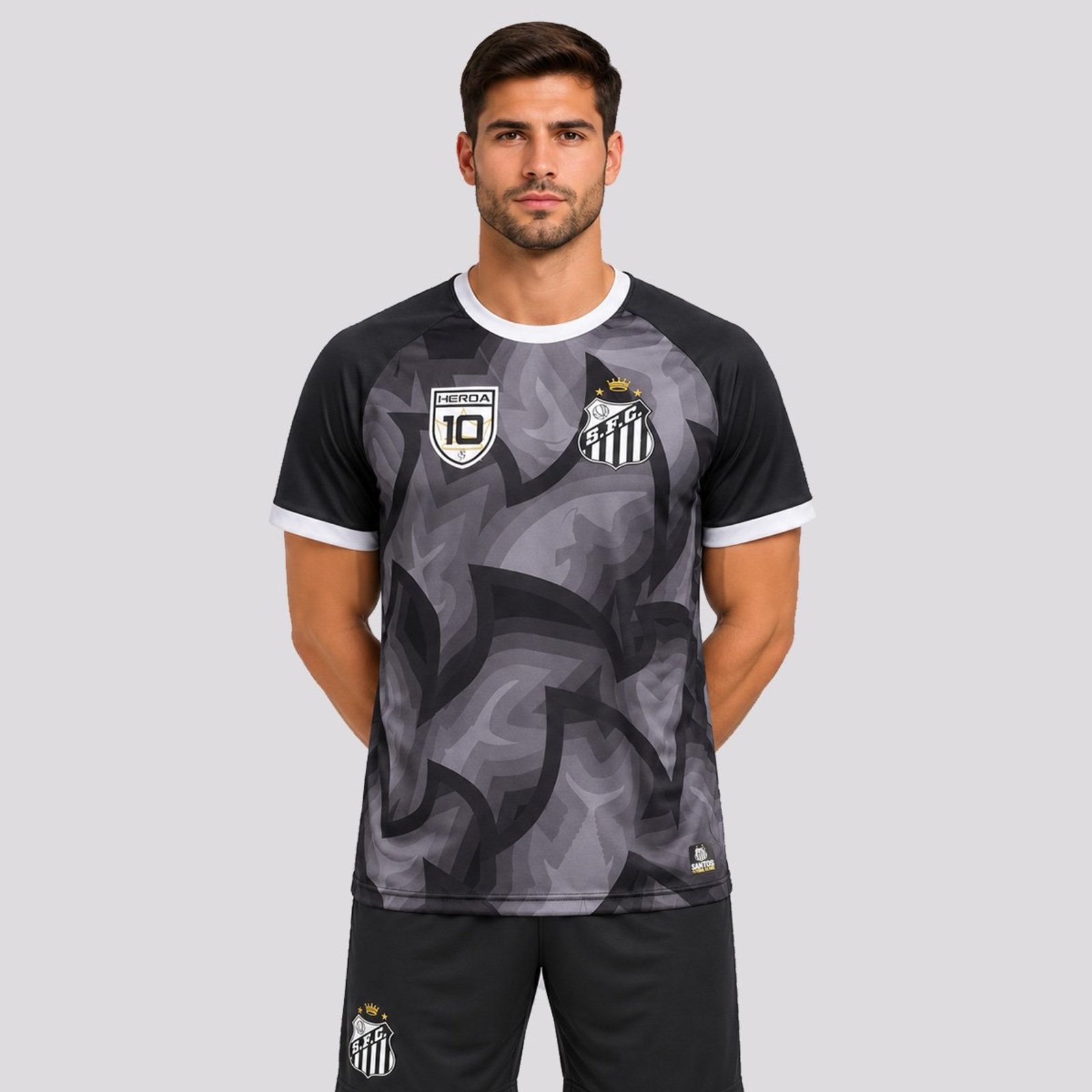 Camisa Santos Sellca Preta