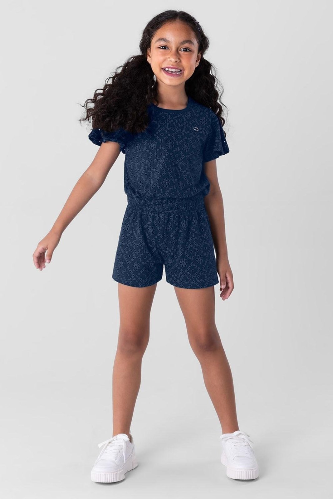 Infantil - Conjunto menina em malha Brandili