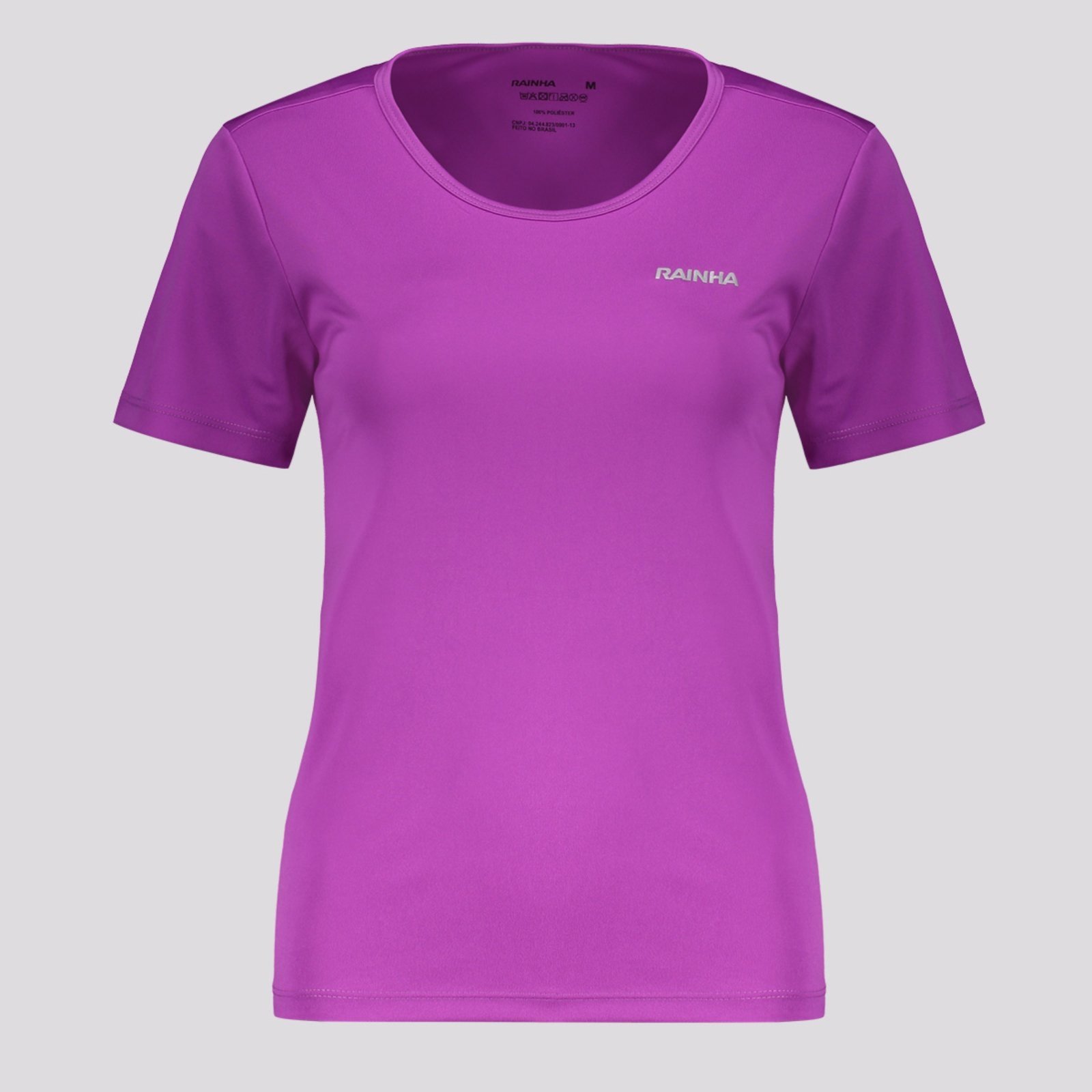 Camiseta Rainha Básica Classic New Feminina Roxa