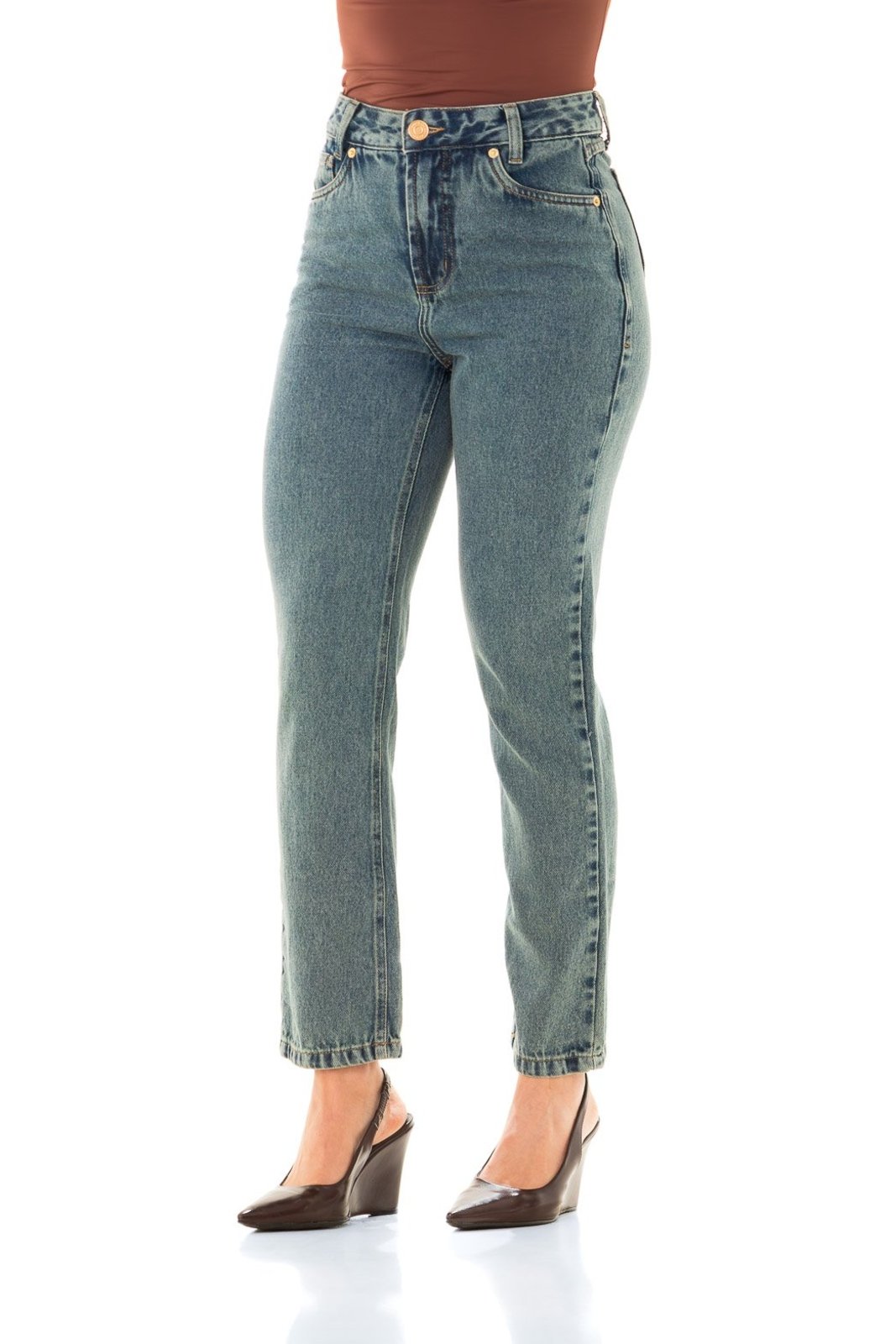 Calça Jeans Feminina Arauto Mom