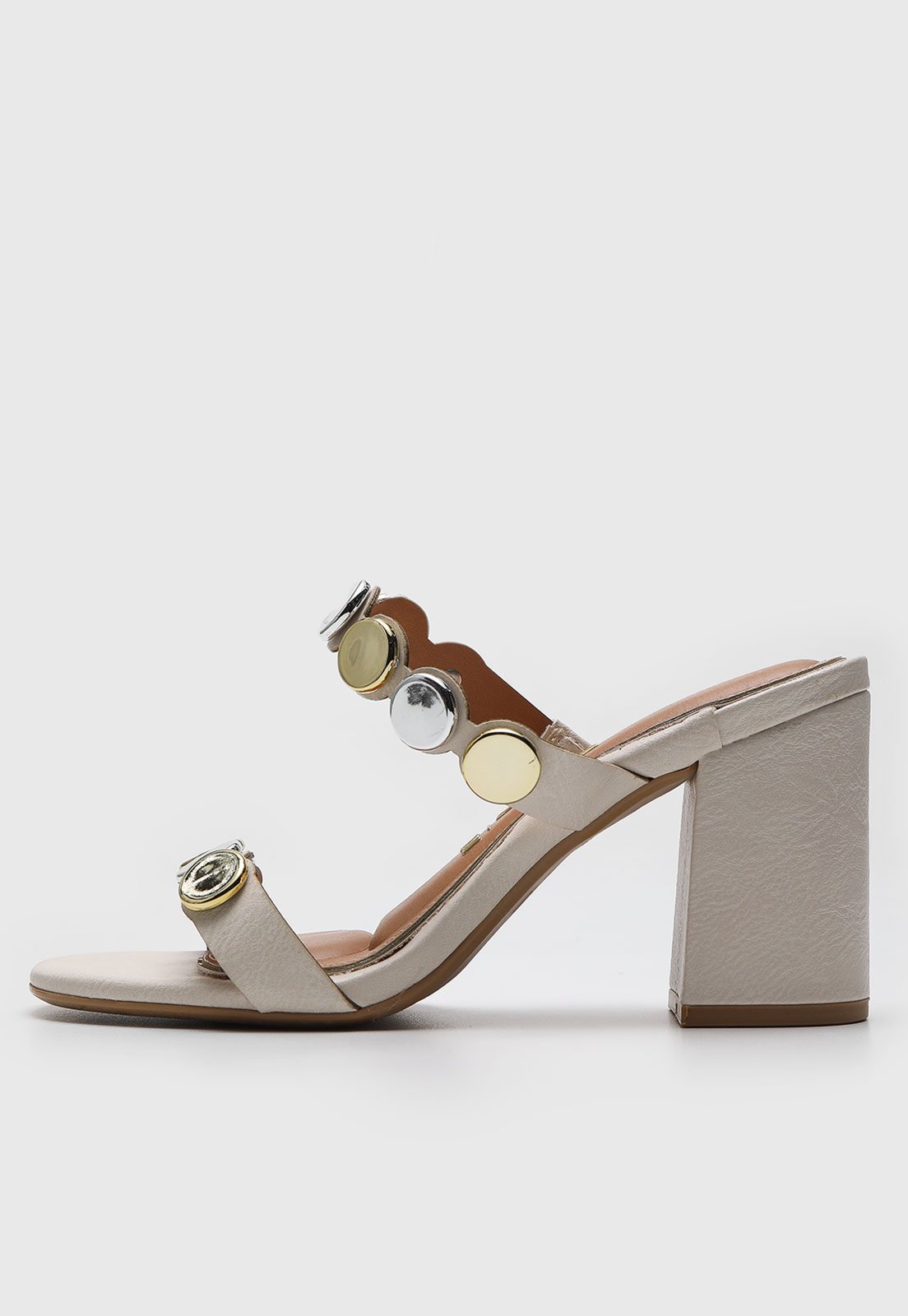 Tamanco Vizzano Tachas Off-White