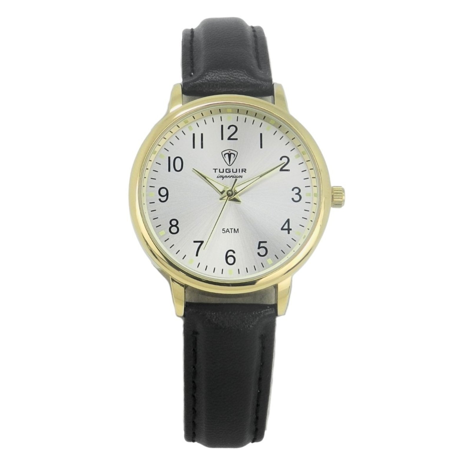 Relógio Unissex Tuguir Analógico Imperium TG30494 Dourado e Prata e Preto