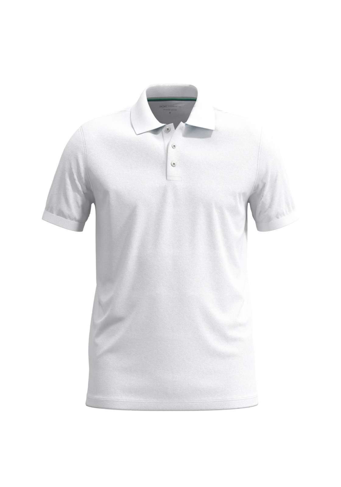Camisa Polo De Manga Curta Em Malha Piquet Com Logo Na Gola