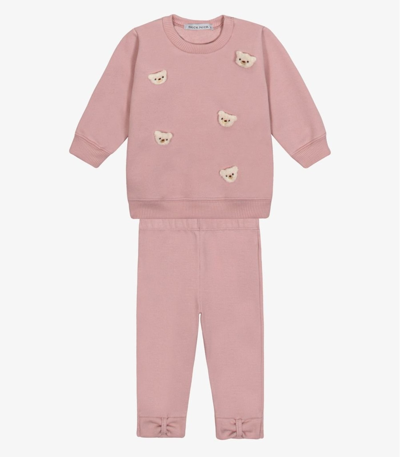 Infantil - Conjunto Blusão com Legging Menina Trick Nick Rosa