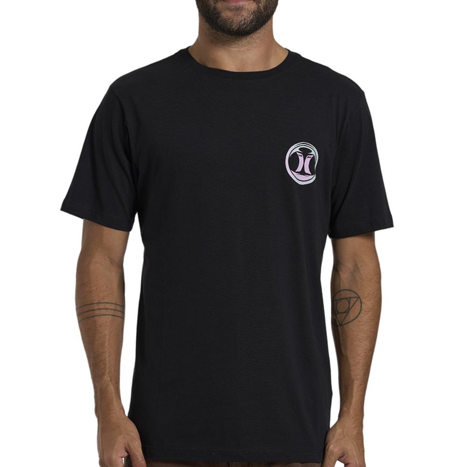 Camiseta Hurley Hands WT26 Masculina Preto