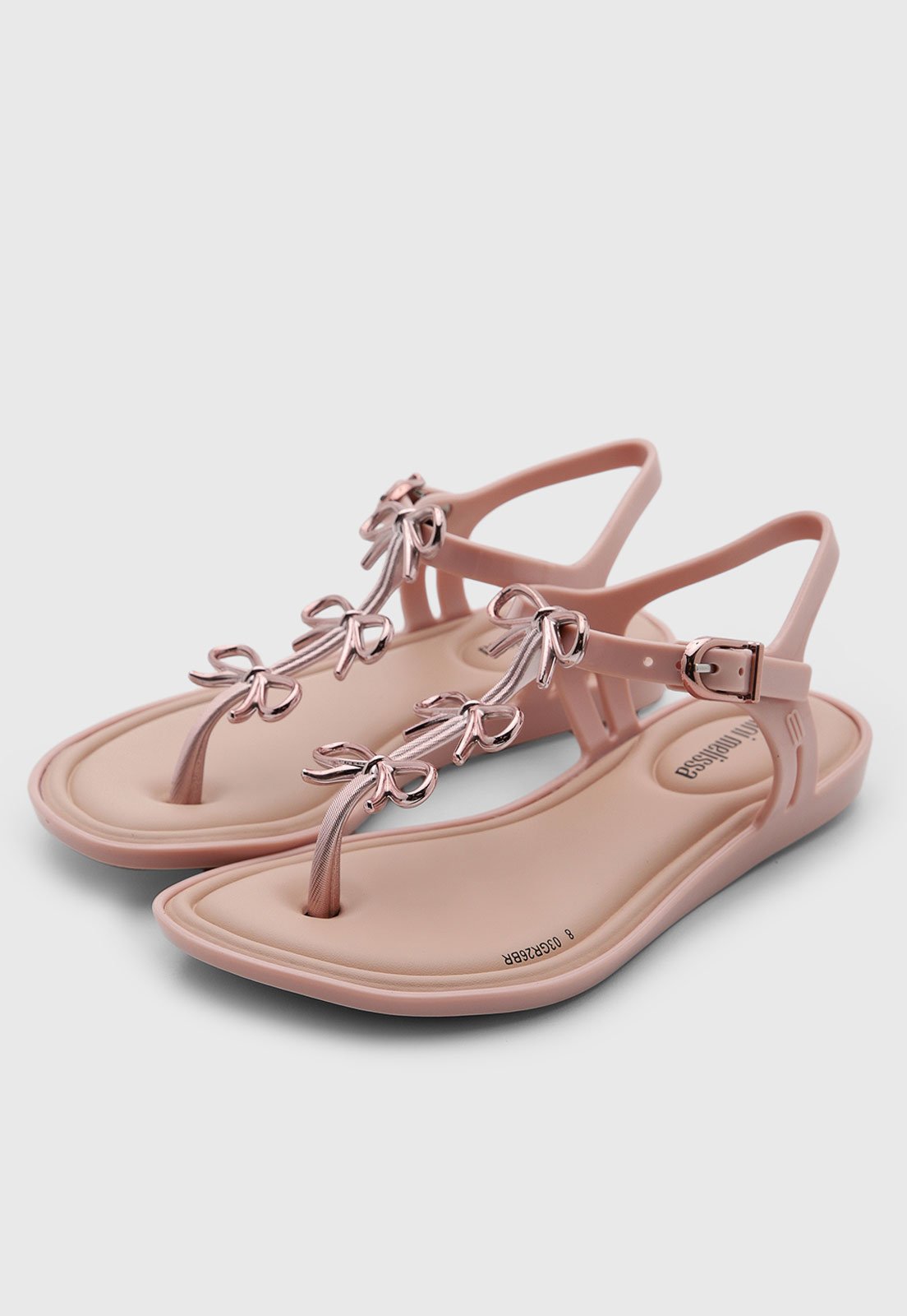 Infantil - Sandália Mini Melissa Tiras Rosa