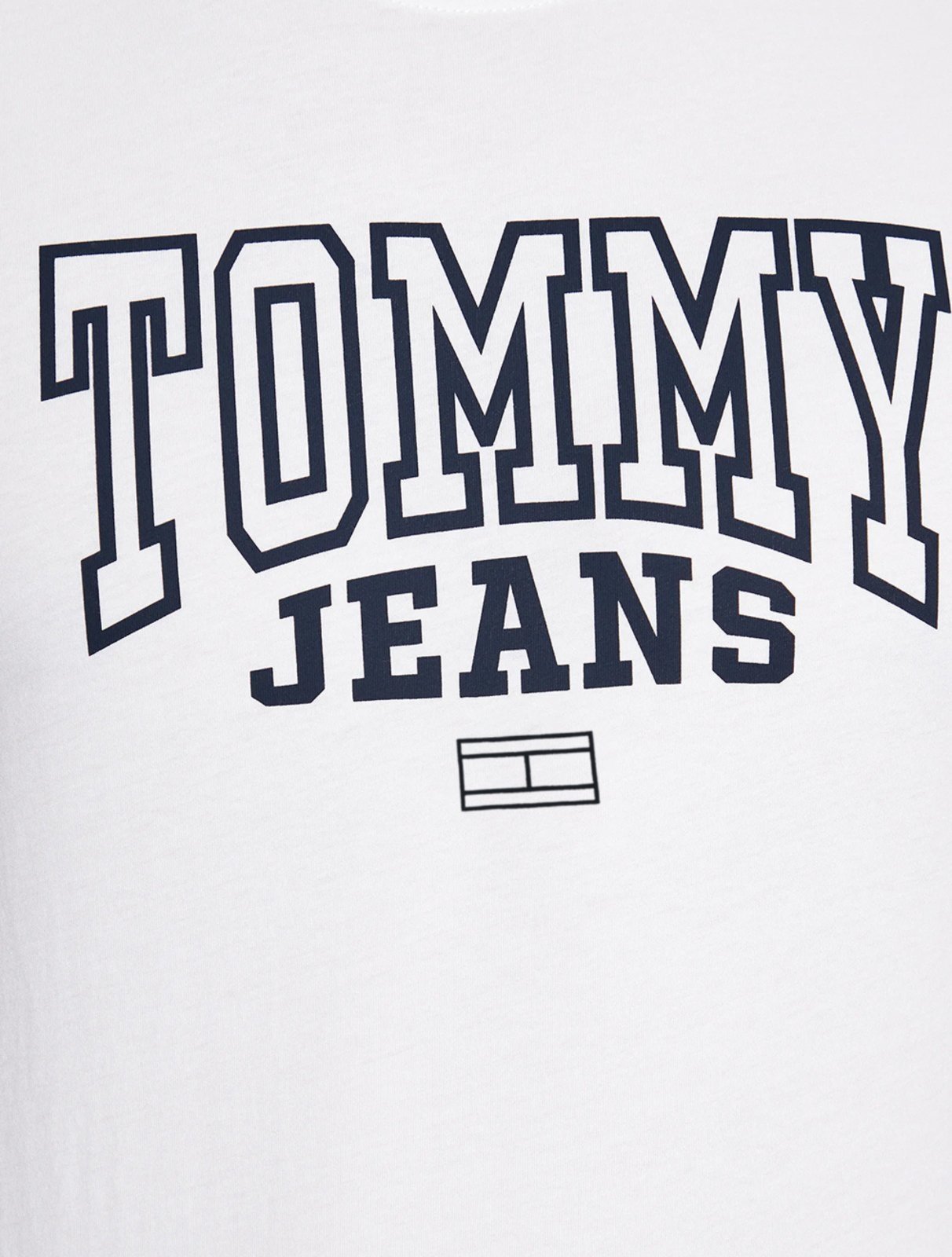 Vista 3 Camiseta Tommy Jeans Masculina Arc Entry Graphic Branca branco Tommy Jeans branco